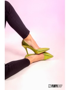 Zapato Mujer Vizzano 841501 Verde Metal